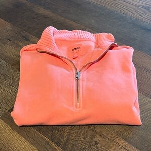 Aerie Vibrant Coral Half-Zip Pullover